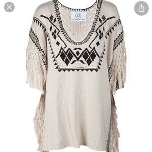 Nwt Sloan rouge Nayeli poncho